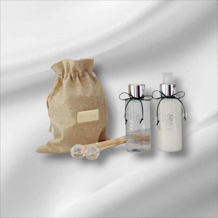 conjunto saco juta aberto